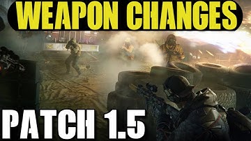 THE DIVISION - NEW MP7 DAMAGE BUFF, SHOTGUN NERF & MORE! ALL PATCH 1.5 WEAPON CHANGES