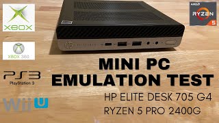 Mini Pc Big On Emulation - Hp Elite Desk 705 G4