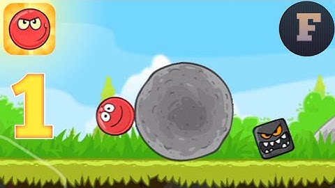 red ball 4 - gameplay walkthrough part 1 levels 1-4 (ios,android)