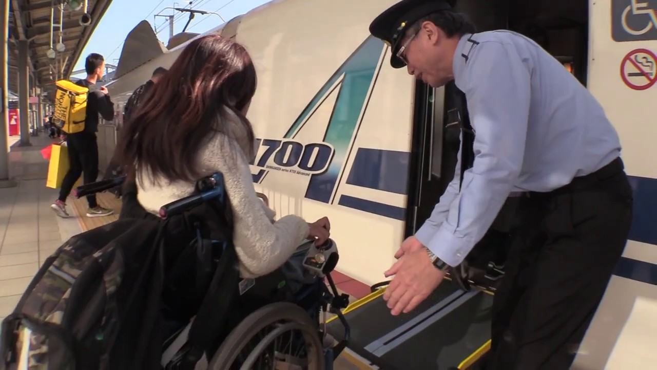 新幹線の乗り降り