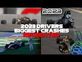 Recreating every f1 2023 drivers biggest crash of 2023