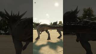 A Harsh Greeting Between Friends. Stygimoloch - Juric World Evolution 2