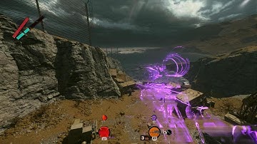 DEATHLOOP - scaring Colt into a field nullifier mine trap