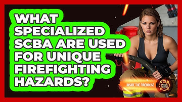 What Specialized SCBA Are Used For Unique Firefighting Hazards? - Inside the Firehouse