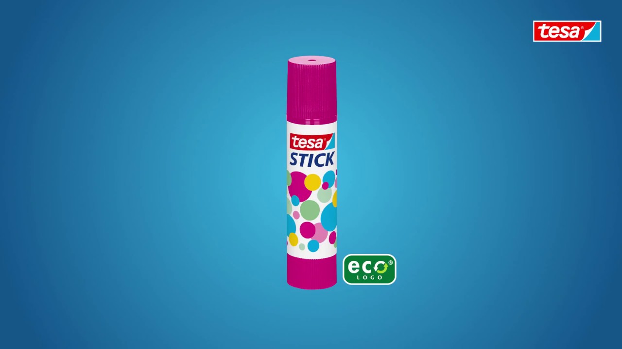 Klebestift tesa Stick Pink - der Kleber für Bastelarbeiten aller Art