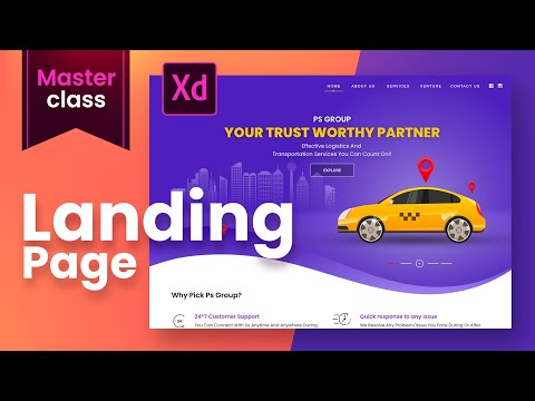 Masterclass: How to Make a Landing Page in Adobe XD 2021 | tutorial in hindi #xdtutorial #uidesign