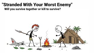 STRANDED With Your WORST ENEMY — Would You Work Together or Kill