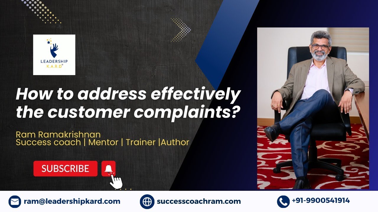 Q&A: How to address effectively customer complaints? - YouTube