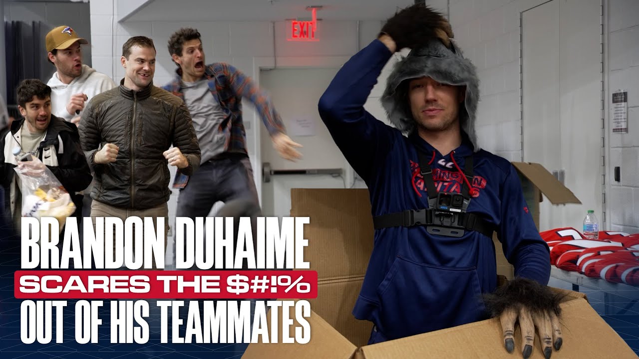 Brandon Duhaime Scares the $#!% Out of His Teammates