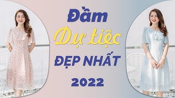TTV864 Đầm Dự Tiệc Cưới Đẹp Nhất 2022 - Thời Trang Trung Niên - Đầm Dành Cho Người Mập