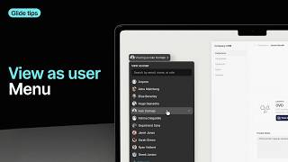 Famous Tip 12 — Use the View As User Menu | Glide Tips Wealth