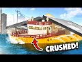 CRUSHING A SHIP INTO SMALL PIECES WITH A DRAW BRIDGE - Teardown (Full Game)