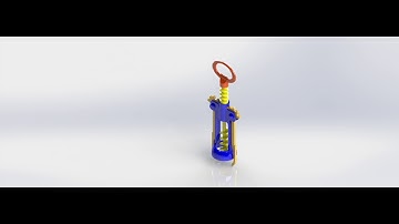 wine opener - solidworks
