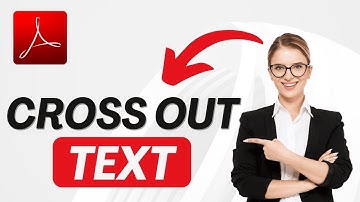 How to Cross Out in Adobe Acrobat 2025?