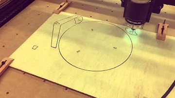 CNC milled table