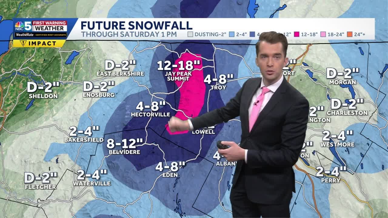 Thursday lake effect snow update 5pm Not For YouTube - YouTube