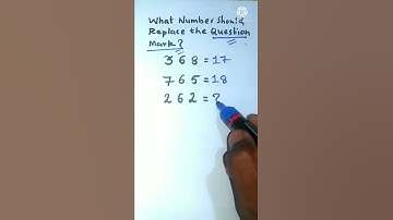What number should replace the question mark? 🤔 #shorts #ytshortsfeature