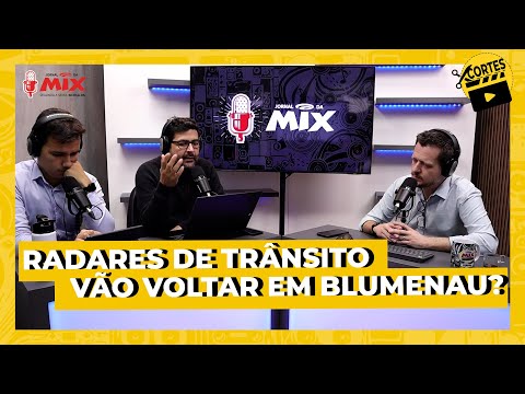 RADARES DE TRÂNSITO VÃO VOLTAR EM BLUMENAU? I CORTES JORNAL DA MIX 08 07 22