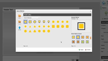 Label 59 : How to select a marker from the gallery ?