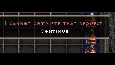 Diablo 2 Resurrected: bugged item