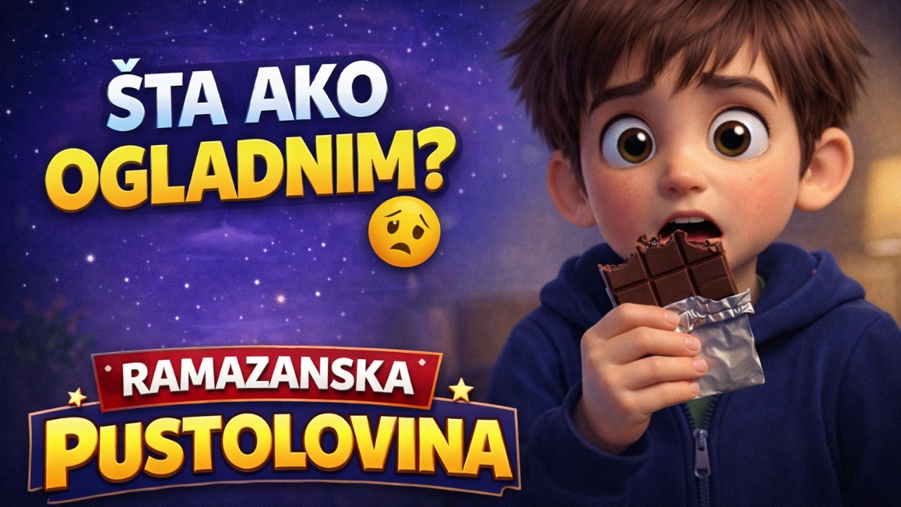 Šta Ako Ogladnim? | Ramazanski crtani film za djecu  | Ramazanska Pustolovina EPIZODA 1