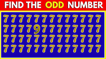 🔢 Can You Find the Odd Number? 🧠💡 | Ultimate Number IQ Test Challenge 2025 🧮🔥