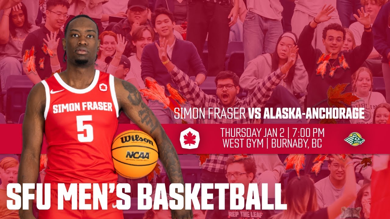 SFU Men's Basketball: Red Leafs vs University of Alaska Anchorage - Jan 2nd, 2025