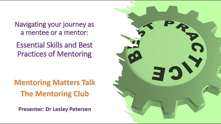 Navigating your journey as a mentee or as a mentor...