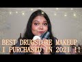 BEST DRUGSTORE MAKEUP I BOUGHT IN 2021 I MONEY SPENT WELL I Worth the hype products !!