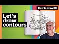 Draw anything with contours how to draw 3