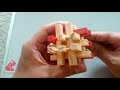 3d wooden slide puzzle  easy way to solve it