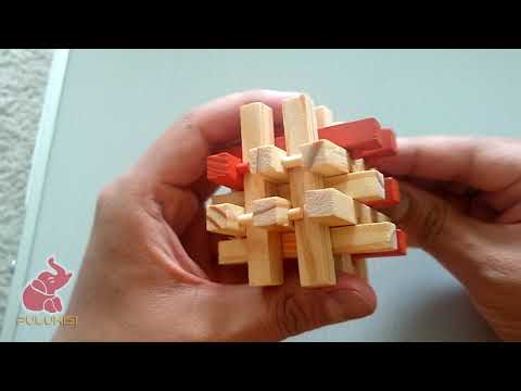 3D Wooden Slide Puzzle : Easy way to solve it