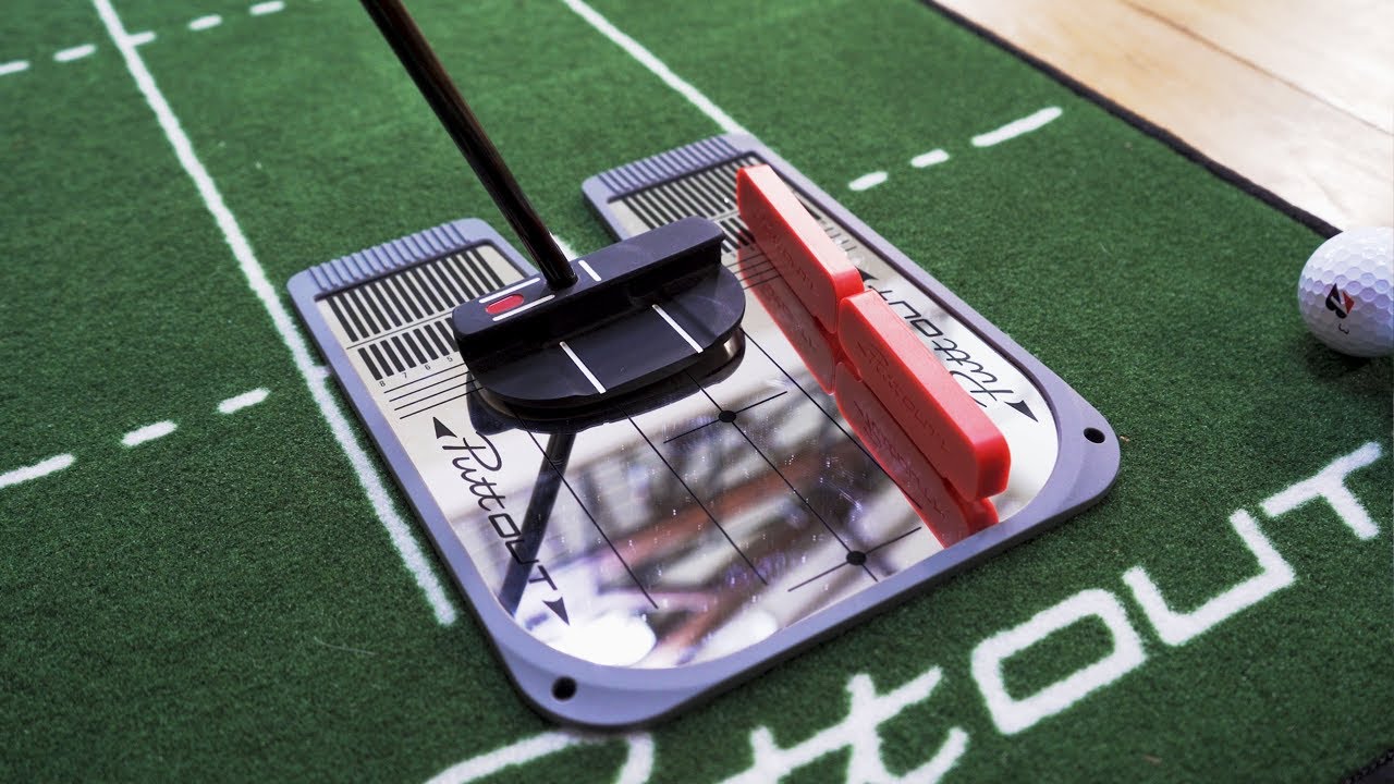 PuttOUT Putting Mirror - Stroke Drill - YouTube