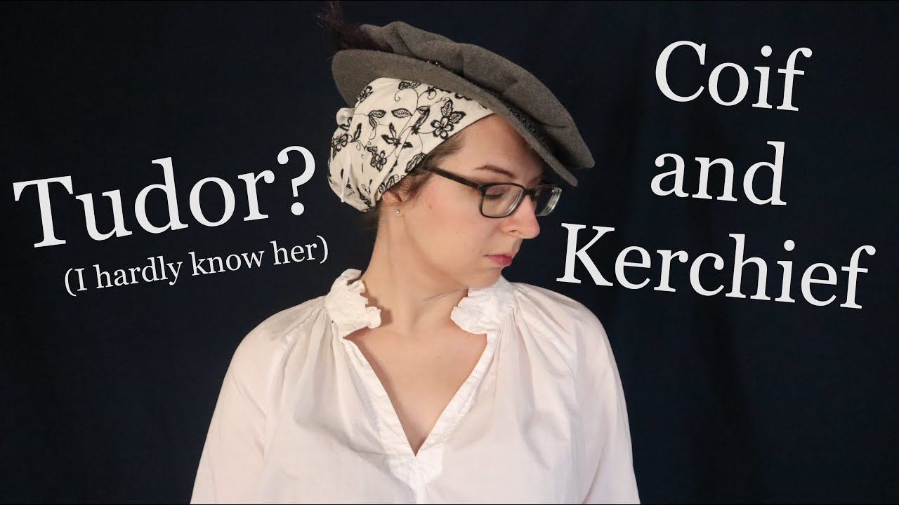 Making an Elizabethan Coif and Forehead Cloth || My First 2023 Project ...