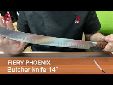 TC0736 Fiery Phoenix 14 inch Butcher Knife-Tuo Cutlery