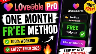 Lovable Pro One Month Free Method 🔥 | 100% Working Trick 2026