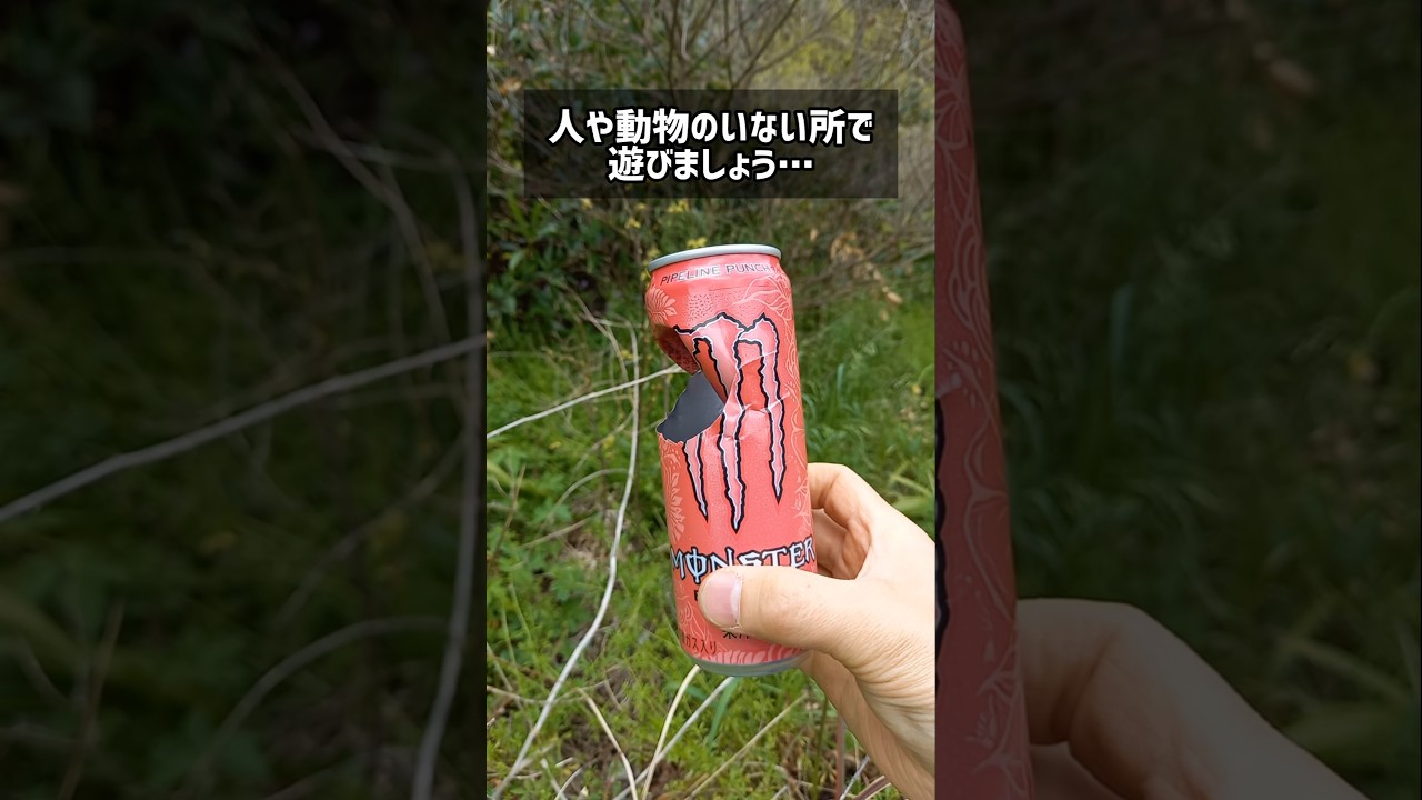 手作りパチンコを強化したら威力がエグすきた… #手作り工作 #簡単工作 #100均工作 #パチンコ #スリングショット #輪ゴム
