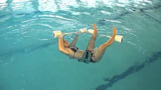 side bending progression | Deep Water Exercise | Burdenko Method