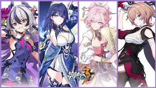 Honkai Impact 8.7 New Raiden Mei and New Outfit Showcase~