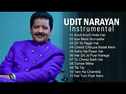 Best Of Udit Narayan Instrumental Songs - Soft Melody Music - 90`s Instrumental Songs