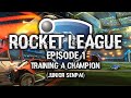 Rocket league episode 1   training a champion  junior senpai