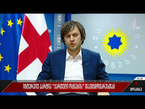 ინტერვიუ პარტია „ქართული ოცნების“ თავმჯდომარესთან