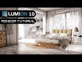 Lumion 10 Pro White Rustic Interior Rendering Tutorial