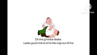 Peter griffin try’s the grimace shake