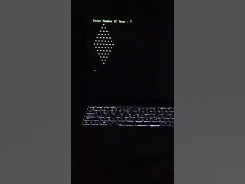 Print star pattern by using for loop in C coding #computer #coading # ...