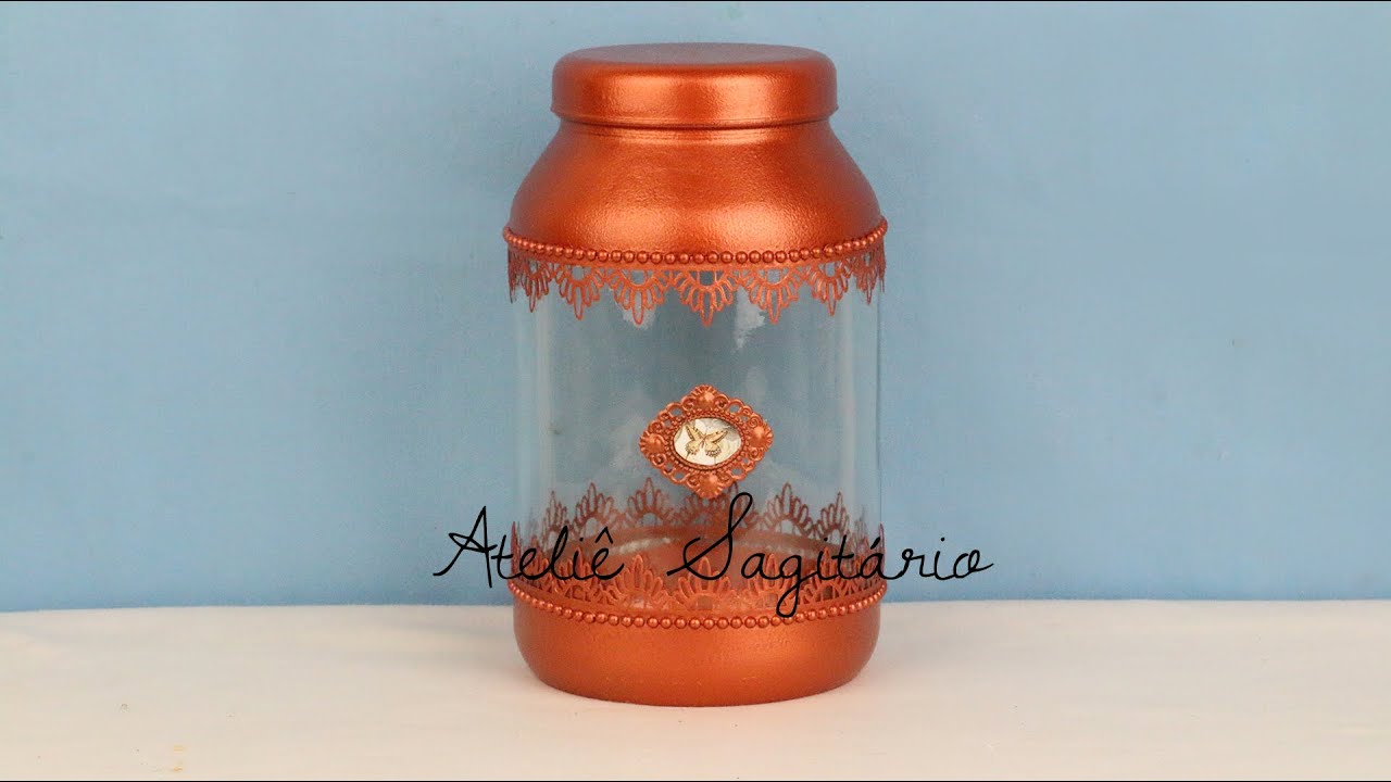 Ideias diferentes com potes de vidro