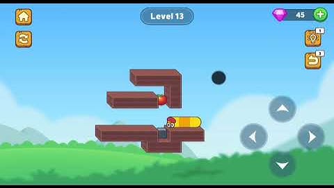 Hungry Worm - Greedy Worm. Level 13. Walkthrough.