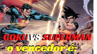 ULTRA INSTINTO GOKU VS SUPERMAN: QUEM GANHARIA? BATALHA MORTAL