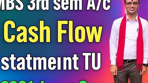 MBS 3 rd sem Cash flow statement 2021