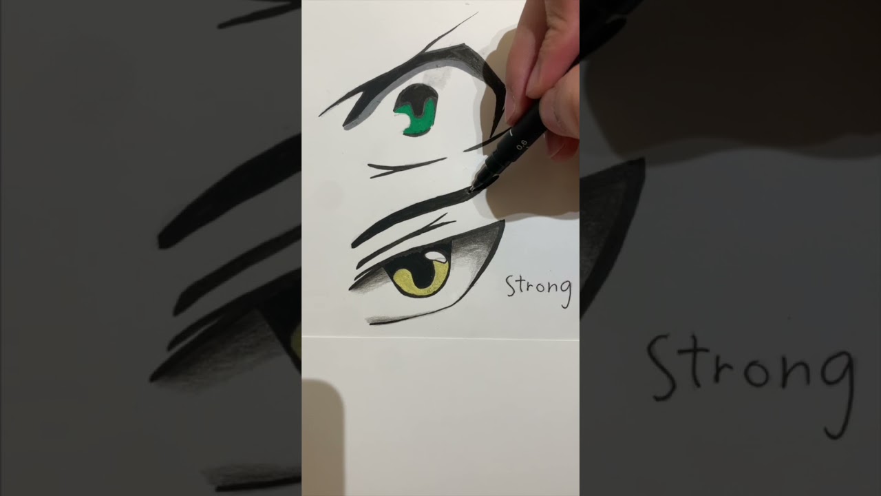 ANIME with Posca Markers on NIL Black Sketchpad: AMAZING! [Video] [Video]